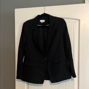 LOFT Black Blazer Classic Suit Jacket